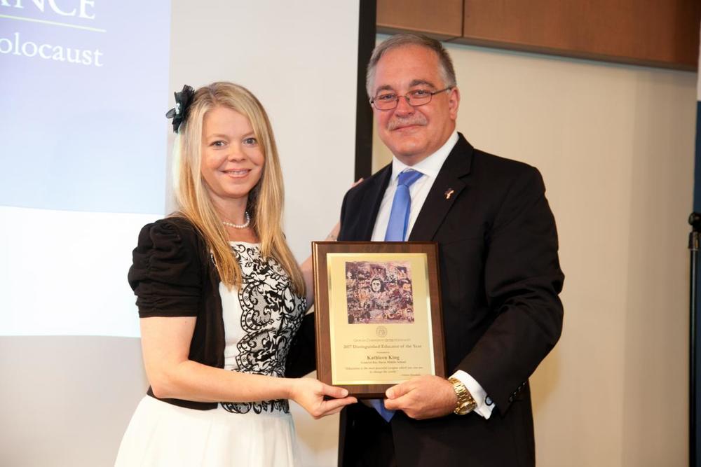 Distinguished Educator Of 2018 Georgia Commission On The Holocaust